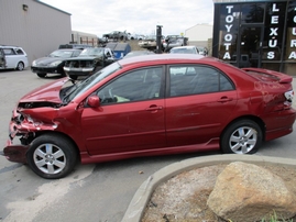 2007 TOYOTA COROLLA S PEARL RED 1.8L AT Z15049